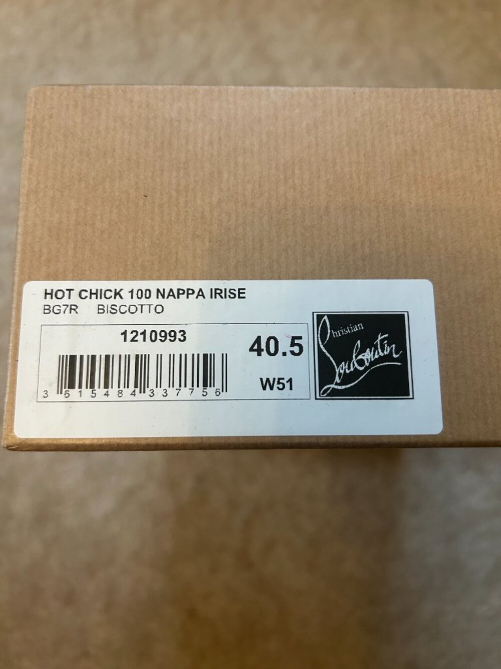 Christian Louboutin Hot Chick 100 Nappa Irise Pumps, Brown (Biscotto) Size 40.5 - Picture 15 of 16
